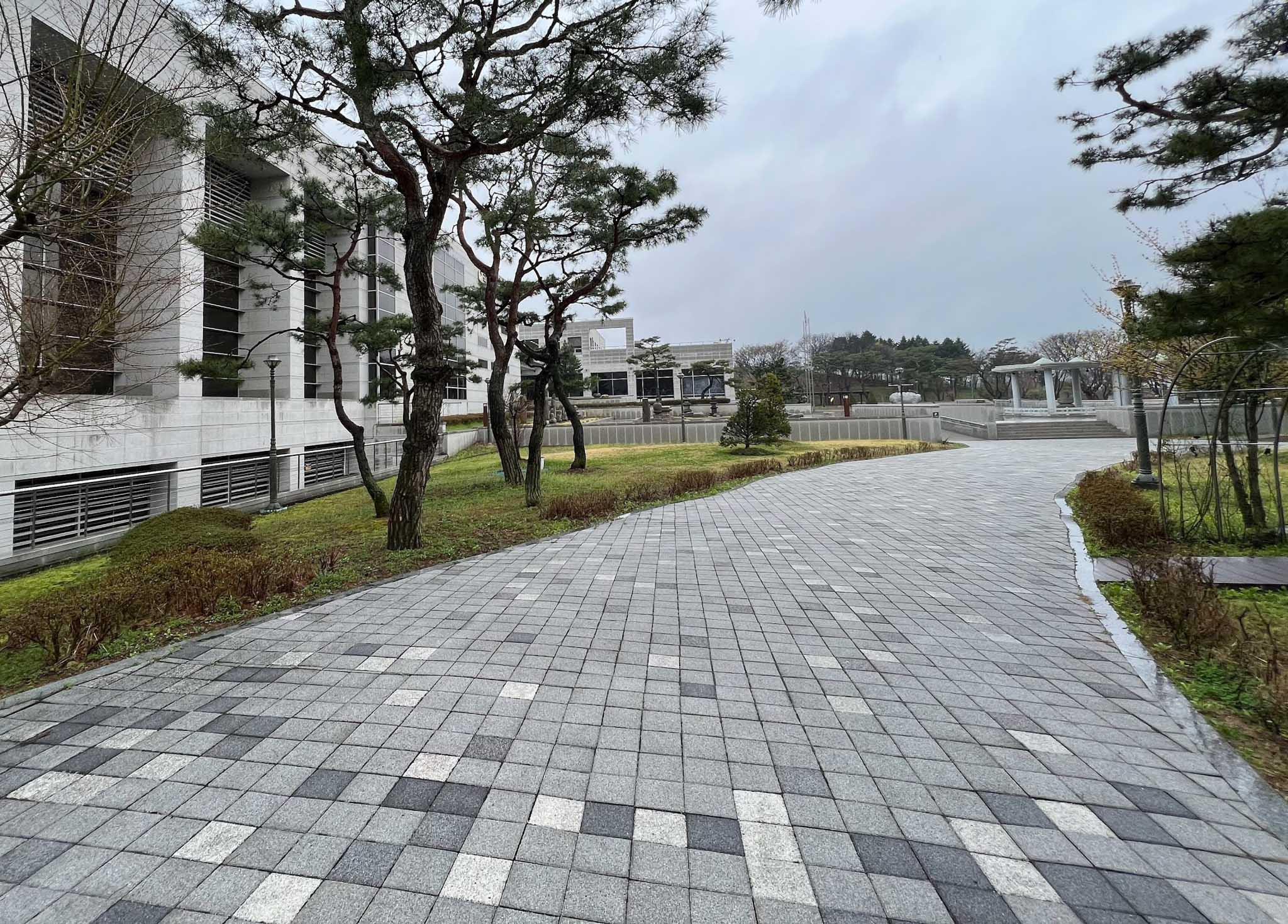 인조화강석블럭 시공 이미지